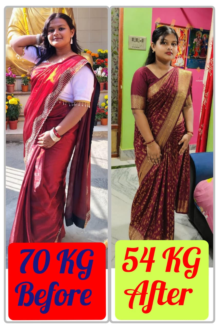 70 KG to 54 KG Transformation